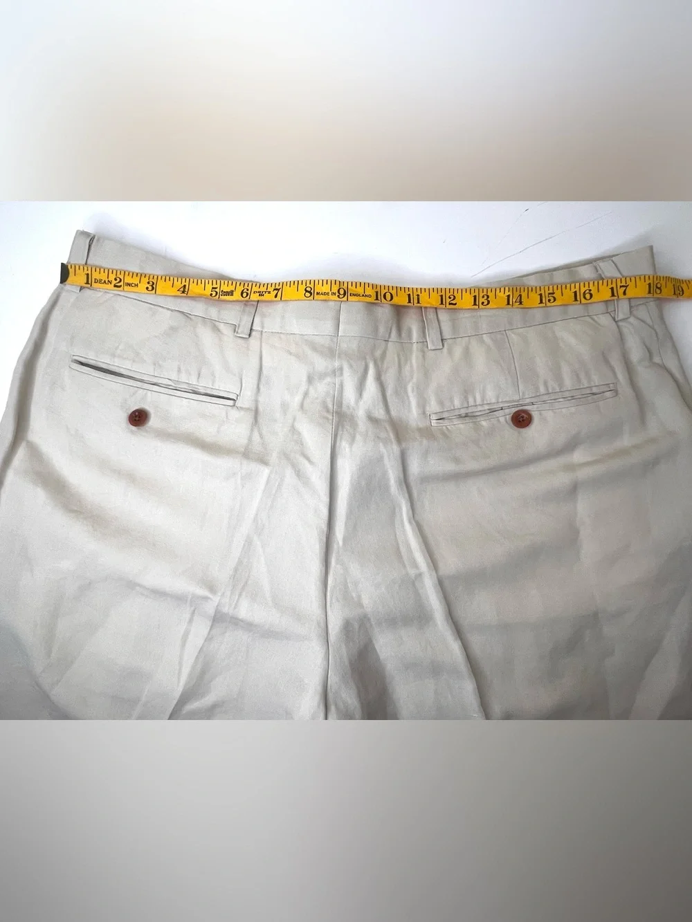 Polo by Ralph Lauren Beige Straight-Leg Classic Fit Dress Pants 36W/30L EUC